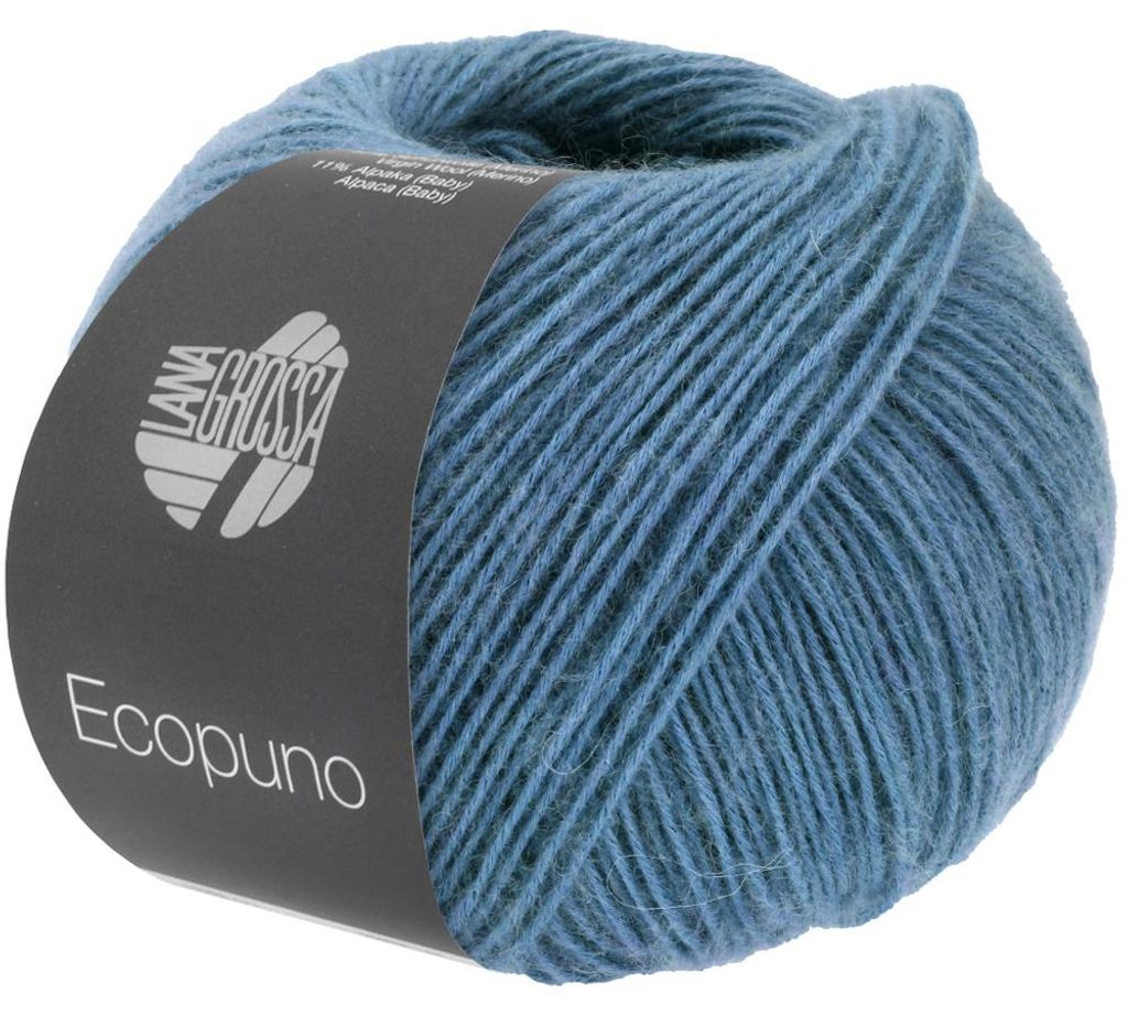 Lana Grossa - Ecopuno 0076 dunkelblau Produktbild 