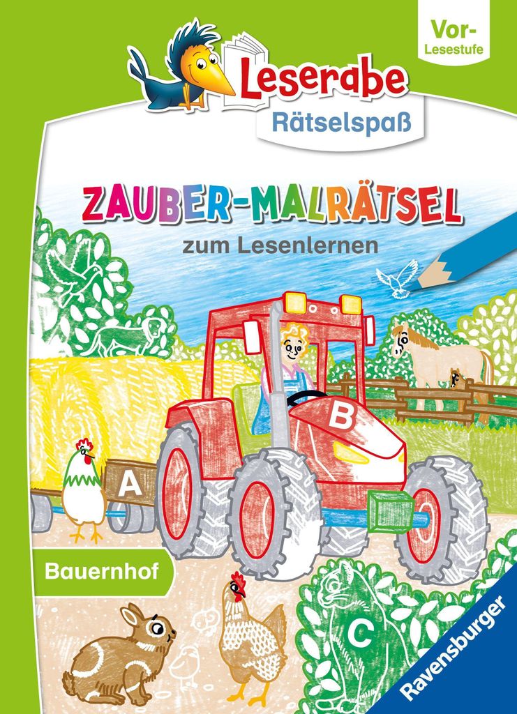 Leserabe Rätselspaß - Zauber-Malrätsel zum Lesenlernen: Produktbild 
