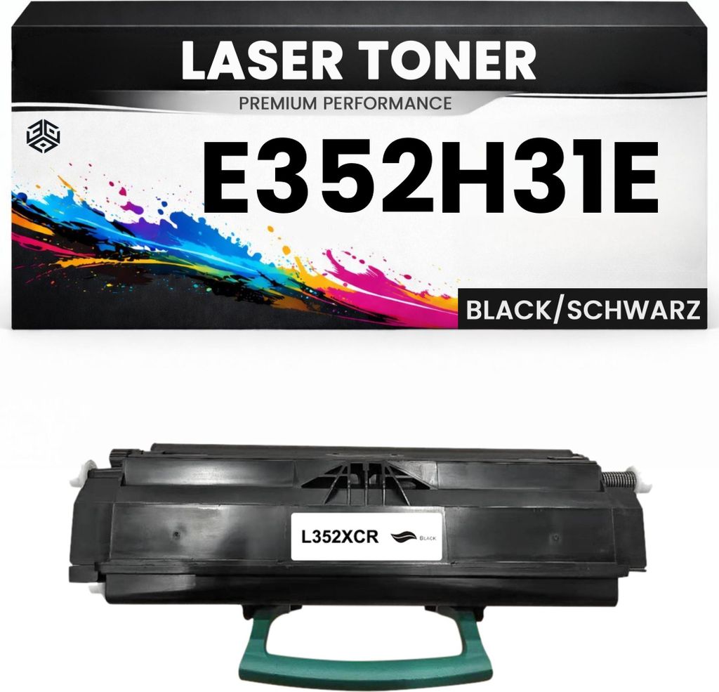 XXL Toner kompatibel für Lexmark E352H31E E350d E350dn E352dn in Schwarz