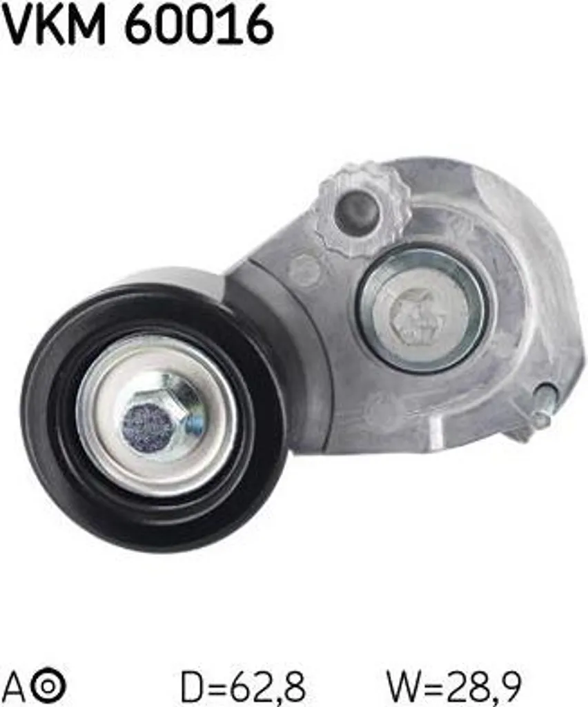 Galet de tension SKF VKM 60016 haute résistance pour moteur Chevrolet