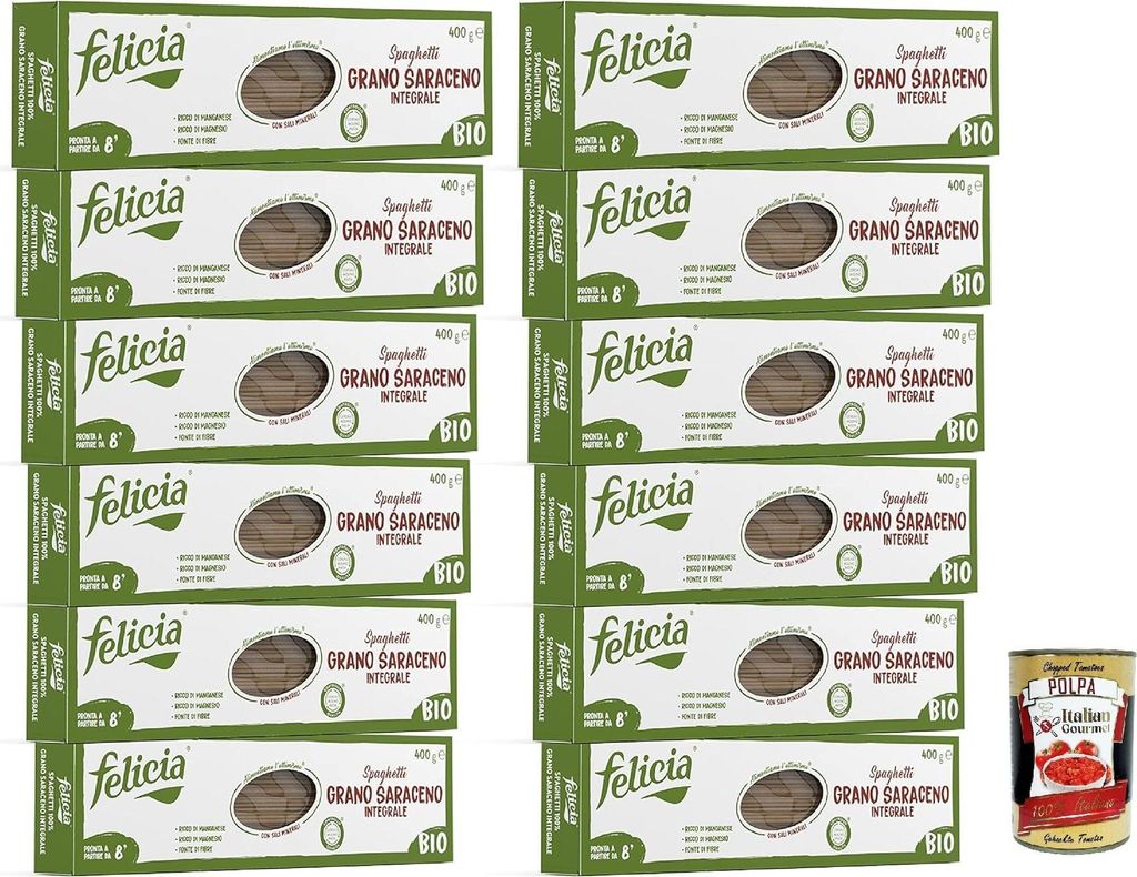 Felicia, Pasta Spaghetti di Grano Saraceno Integrale, Produktbild 