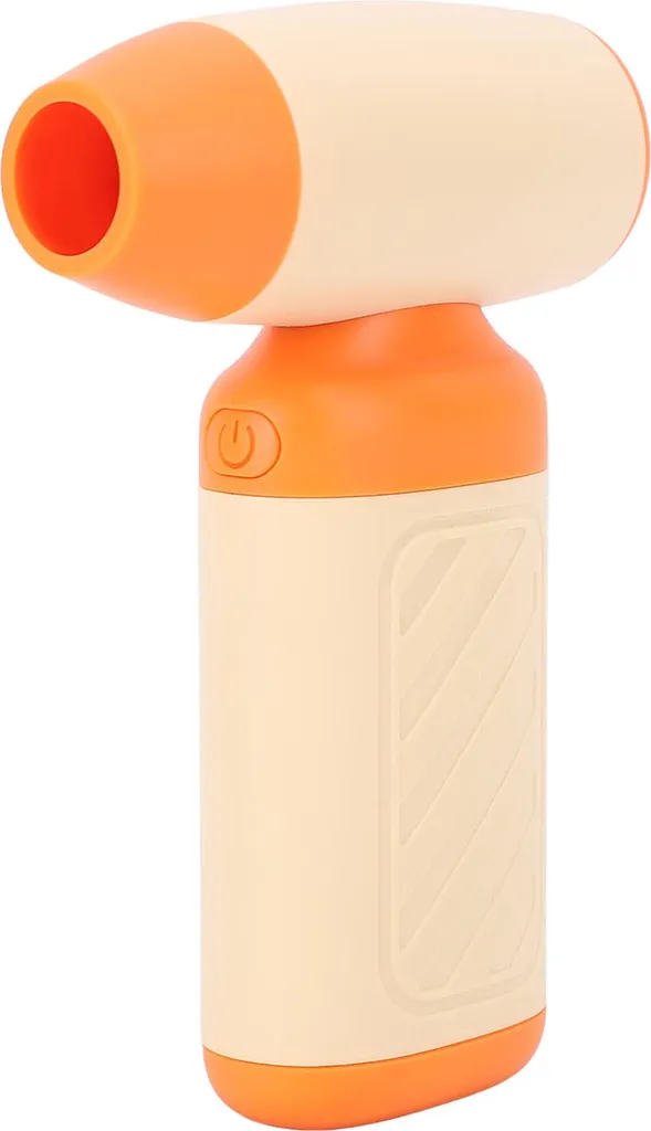 Turbo Ventilateur 130000 tr/min avec Batterie 4000 mAh, Design Orange