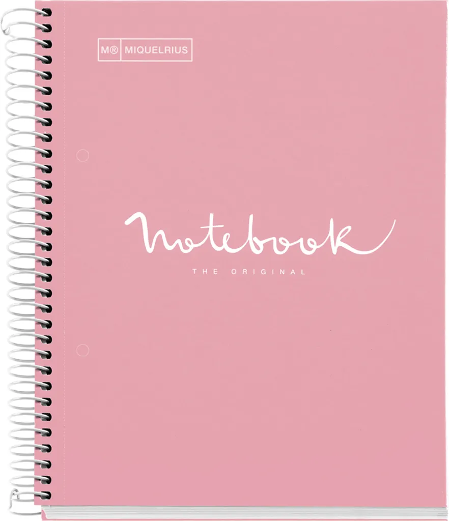 Quaderno A4 Miquelrius Rosa Emotions - Top per Studio e Bullet Journal