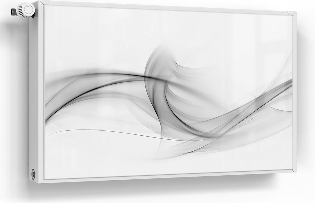 DEQORI Magnetmatte Heizung Standard 100x60 cm 'Rauchige Nebelschwaden' Magnetfolie