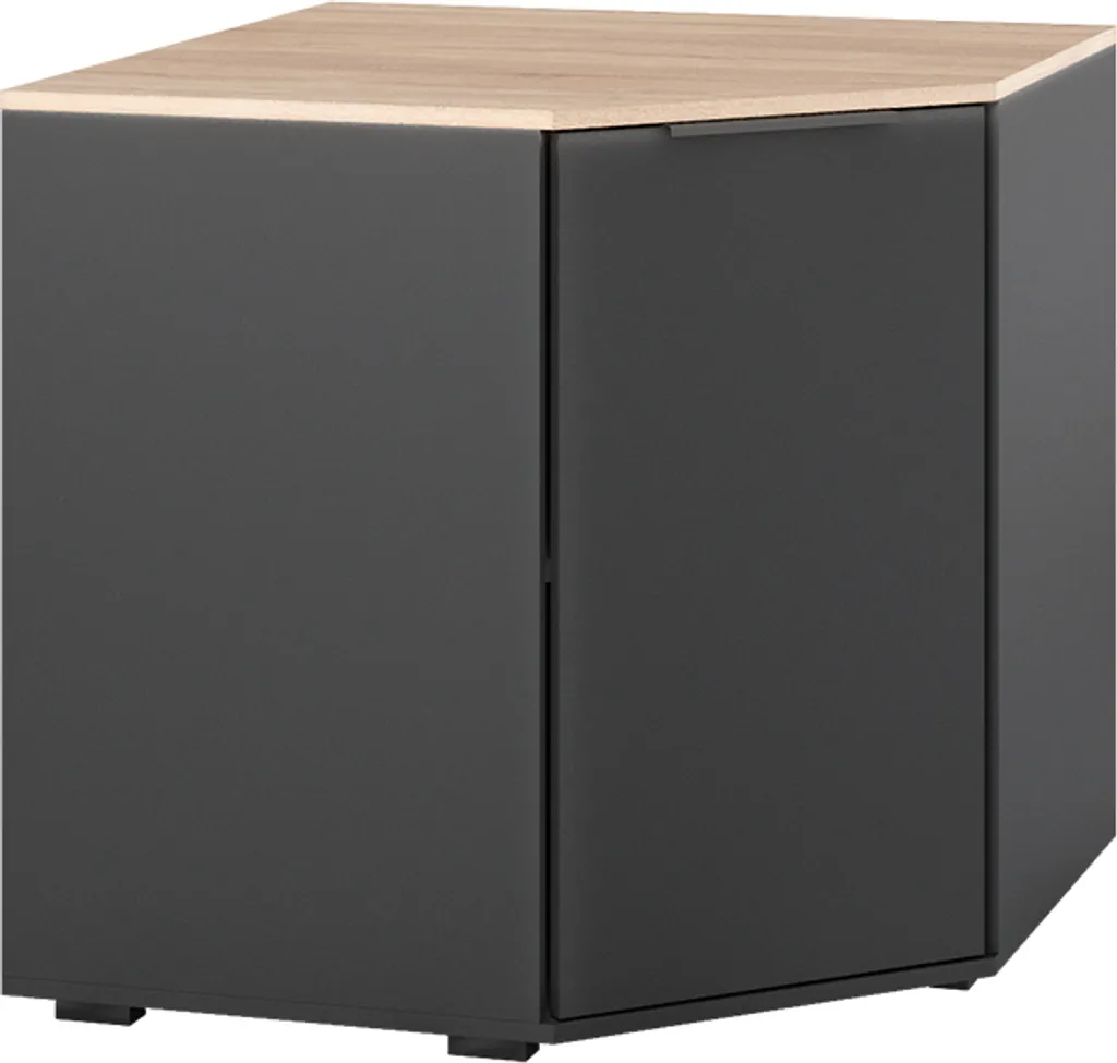 Meuble de Rangement Bureau ou Salon Vicco Betti Anthracite Sonoma
