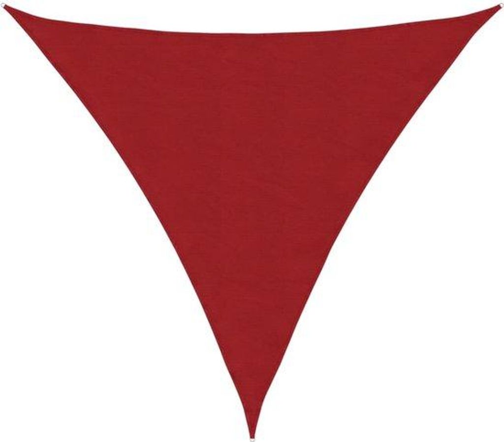 Schaduwdoek - Driehoekig, 4,5 x 4,5 x 4,5 m, Roter Sonnenschutz - Oxford-Stoff mit PolyurethanBeschichtung - UV-beständig & schimmelfrei
