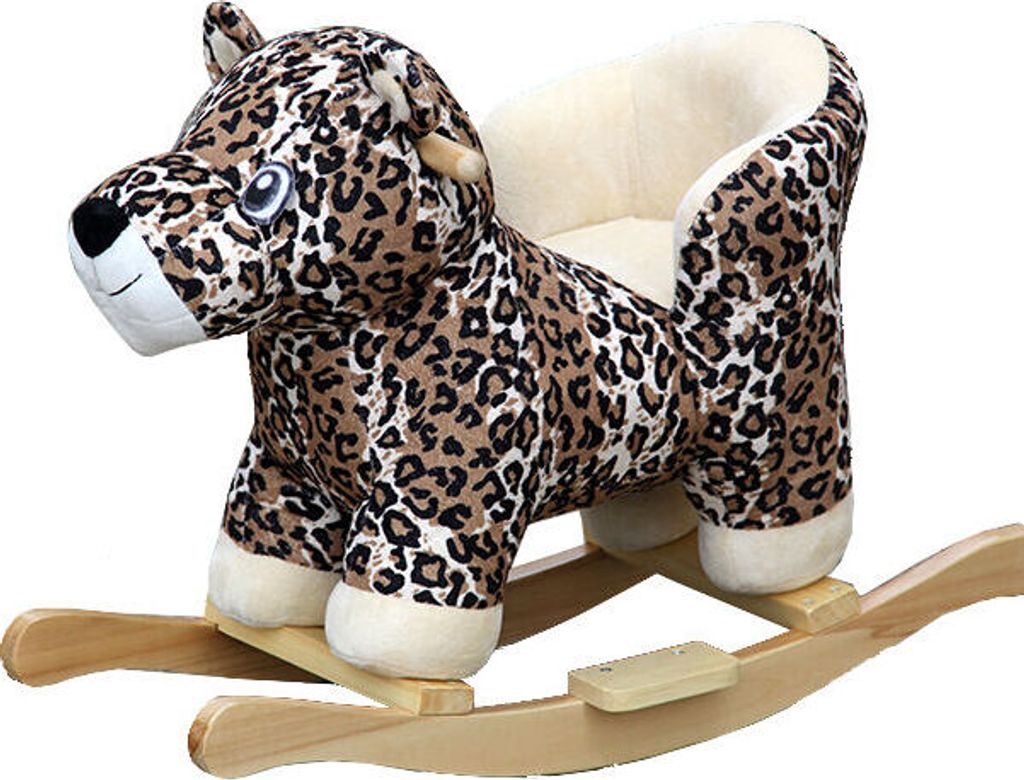 Cabino Schaukel Leopard mit Sitz Mehrfarbig
