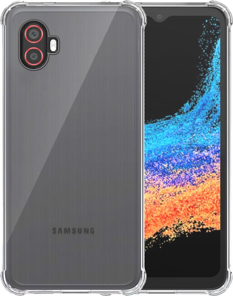 Smartphonica Telefon Fall geeignet für Samsung Galaxy Xcover 6 Pro Transparent Shockproof - Stoßfest TPU SIlicone Backcover Case mit Bumper Trans...