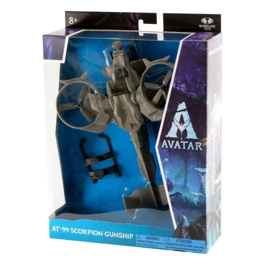 Véhicule Avatar AT-99 Scorpion Gunship pour Diorama World of Pandora Deluxe