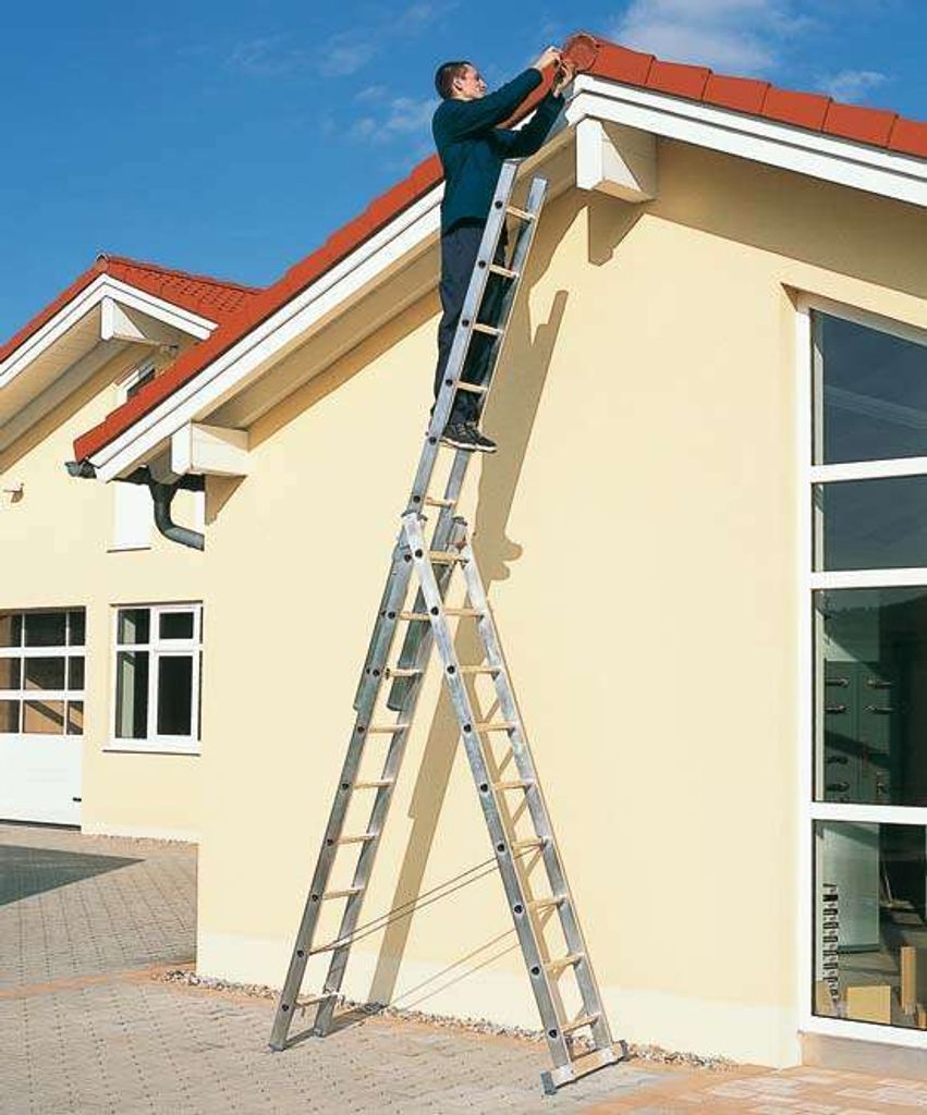 ZARGES Skymaster DX - Mehrzweckleiter 3 x 10 Sprossen 44840