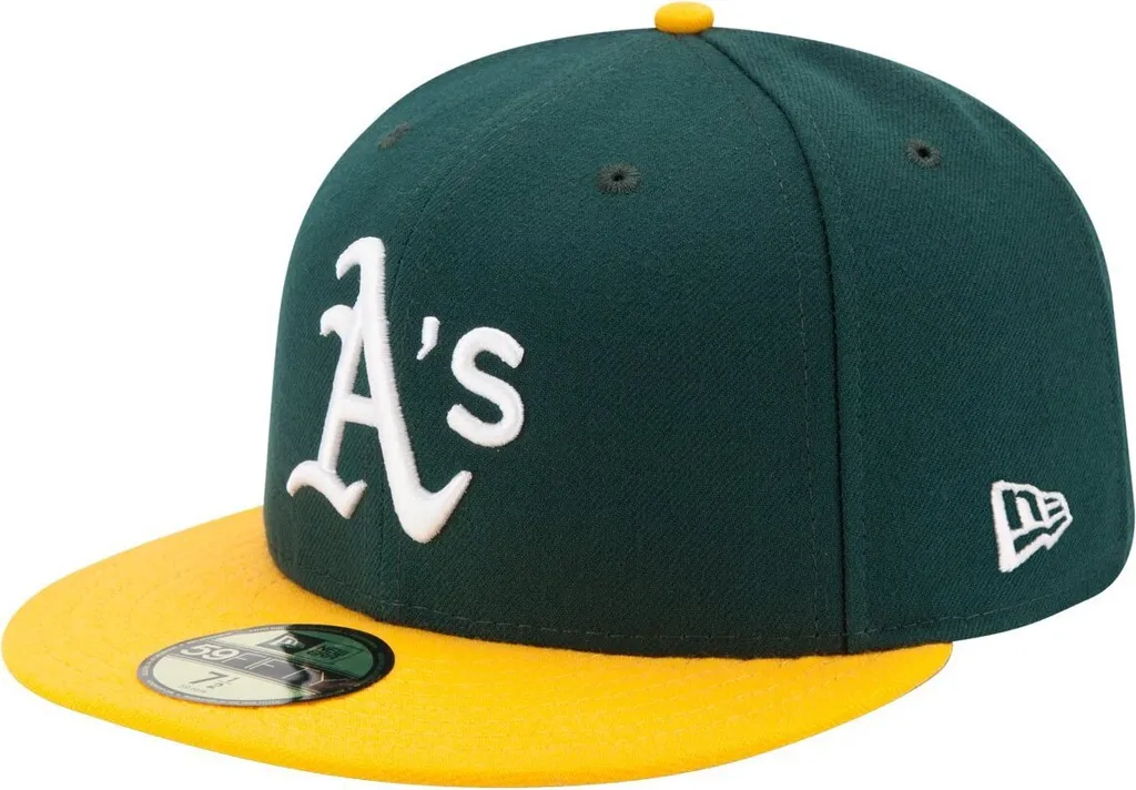 Oakland Athletics Dark Green Cap New Era 59Fifty - Taglia 7 1/2 Fitted