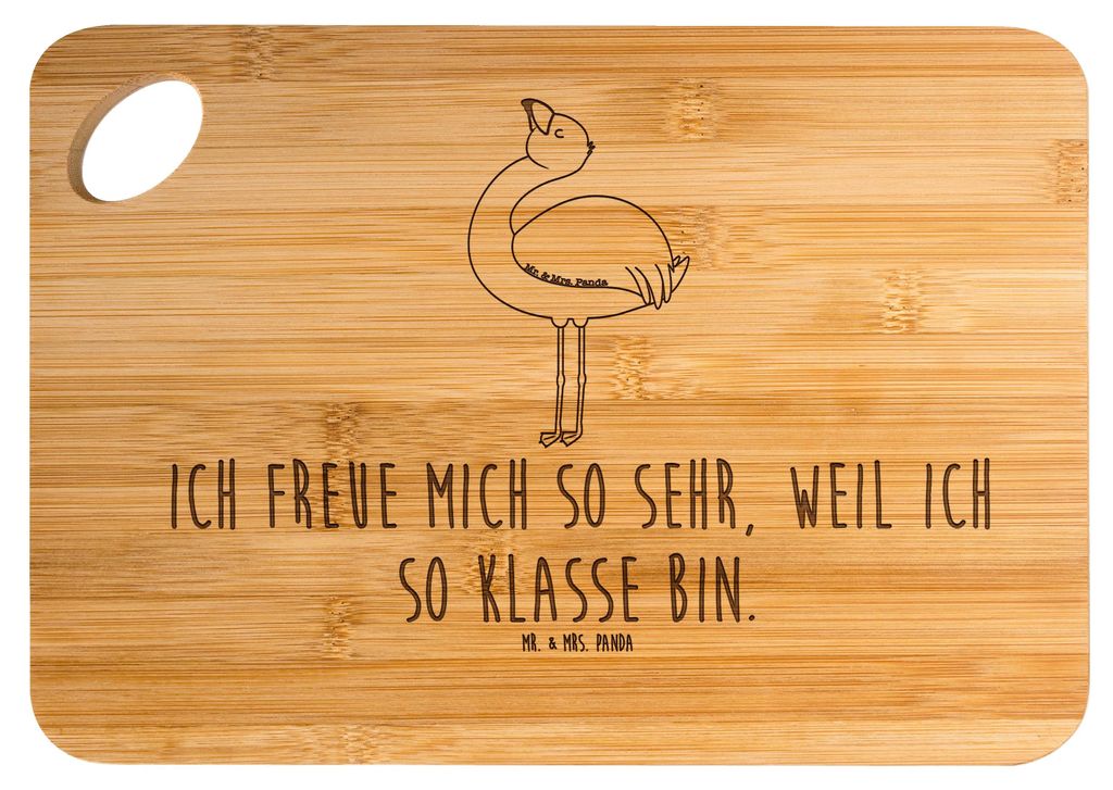 Mr. & Mrs. Panda Brett Flamingo Stolz - Transparent - Geschenk, Freude, schneidbrett, Schneidebrett, Holzbrett, Rosa, Frühstücksbrett, Frühstüc...