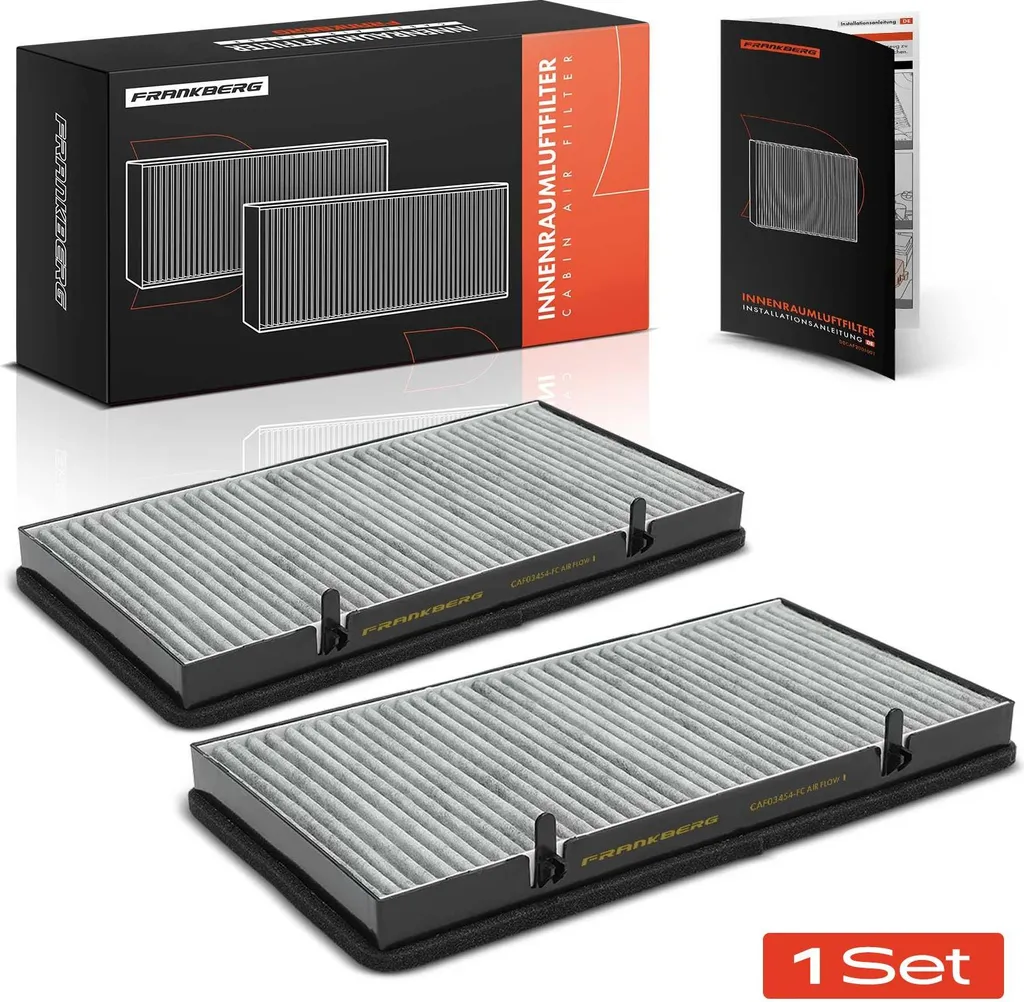 2 Filtres d'Habitacle Frankberg pour Nissan Primastar et Opel Vivaro A