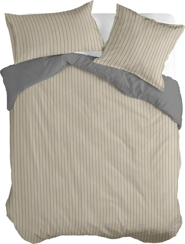 Housse de couette HappyFriday BASIC Beige pour lit simple 140 x 200 cm