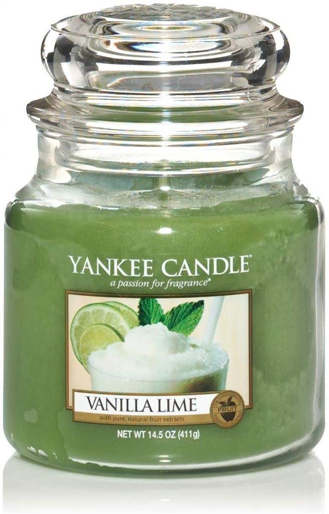 Yankee Candle Duftkerze Small Vanilla Lime - 9 cm / ø 6 cm Produktbild 