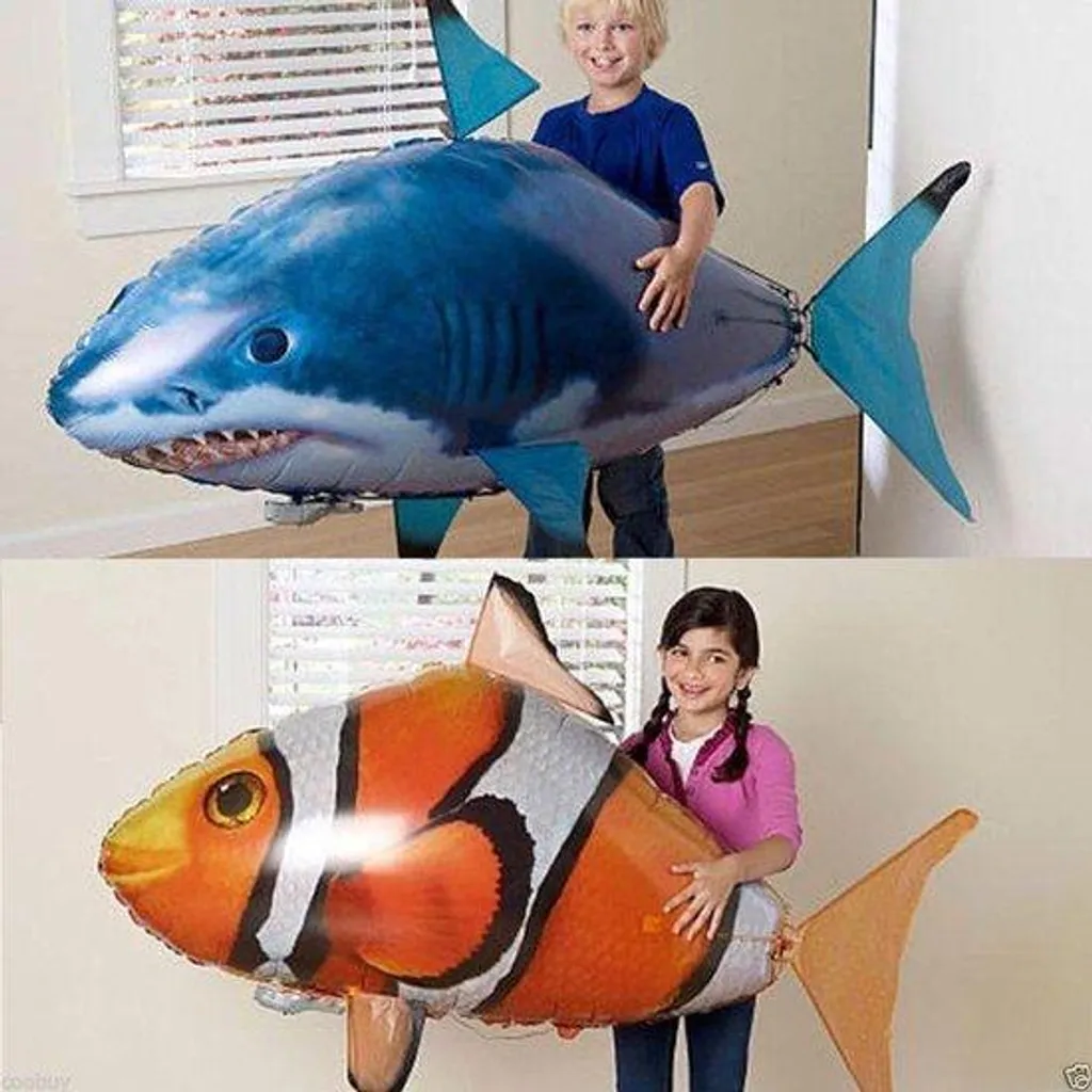 Requin Volant Télécommandé RC Shark - Poisson Volant Gonflable Hélium - 2