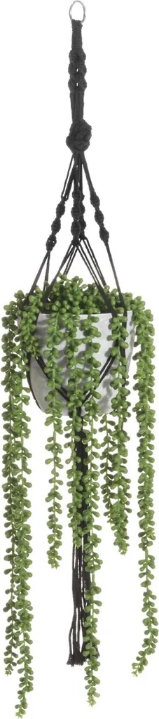 Plante artificielle suspendue réaliste en pot pour déco d'intérieur