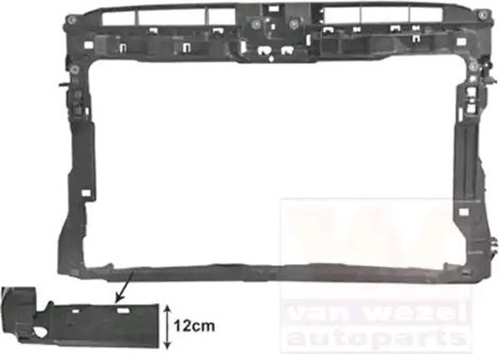 Support de serrure VAN WEZEL 5894668 pour VW Golf VII Alltrack 2013-2020