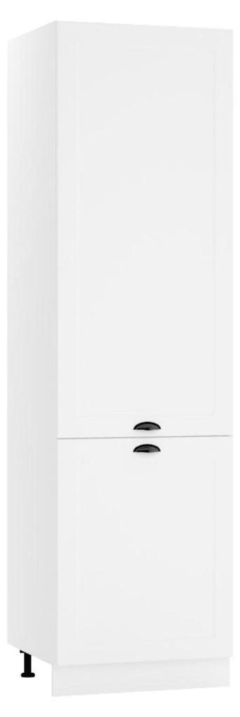 Küche Hochschrank - 60 x 213,3 cm - Weiß - Einbauschrank für den Kühlschrank - Höhenverstellbar