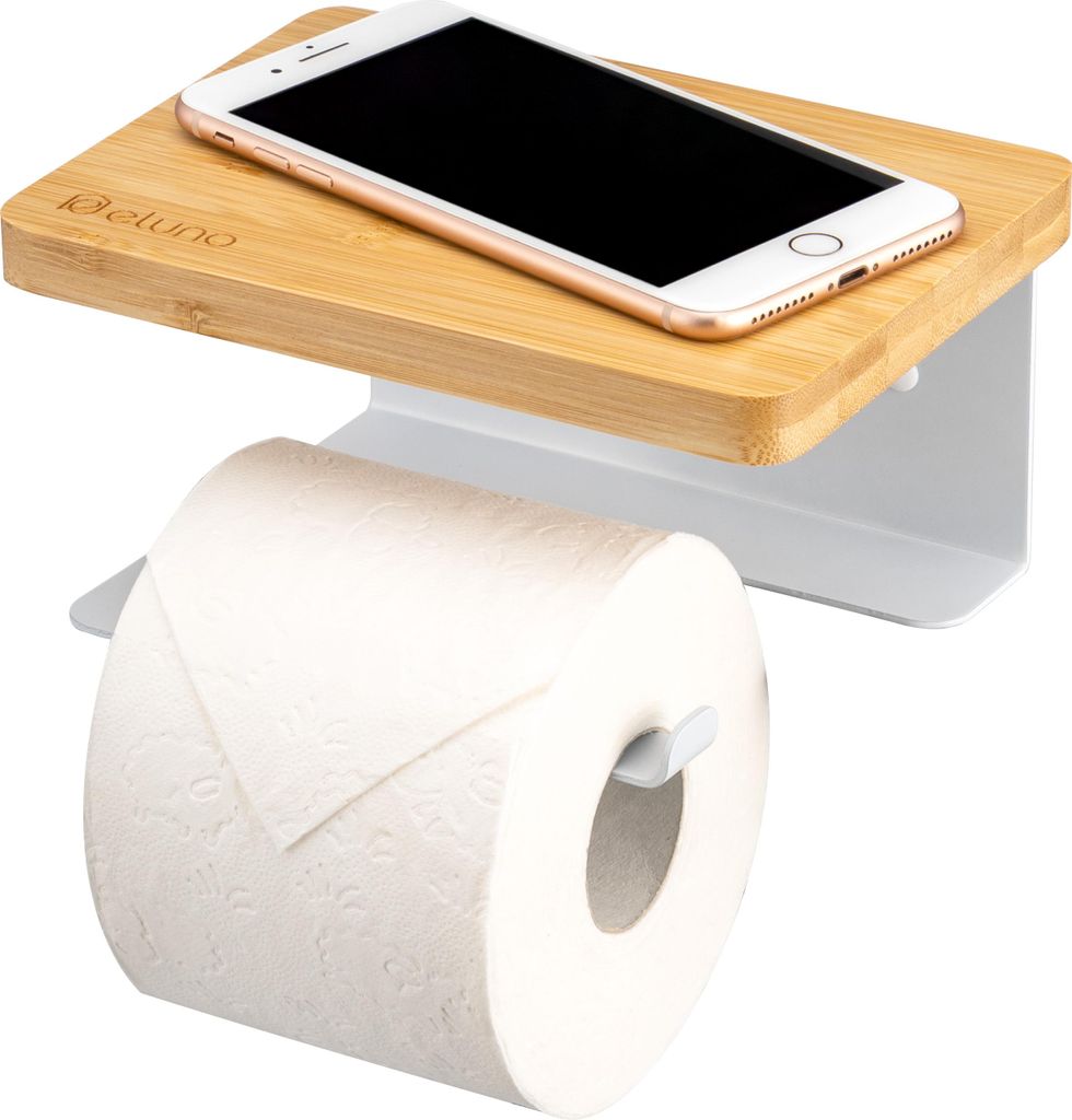 eluno Distributeur de papier toilette VARAZ avec tablette Image du produit 