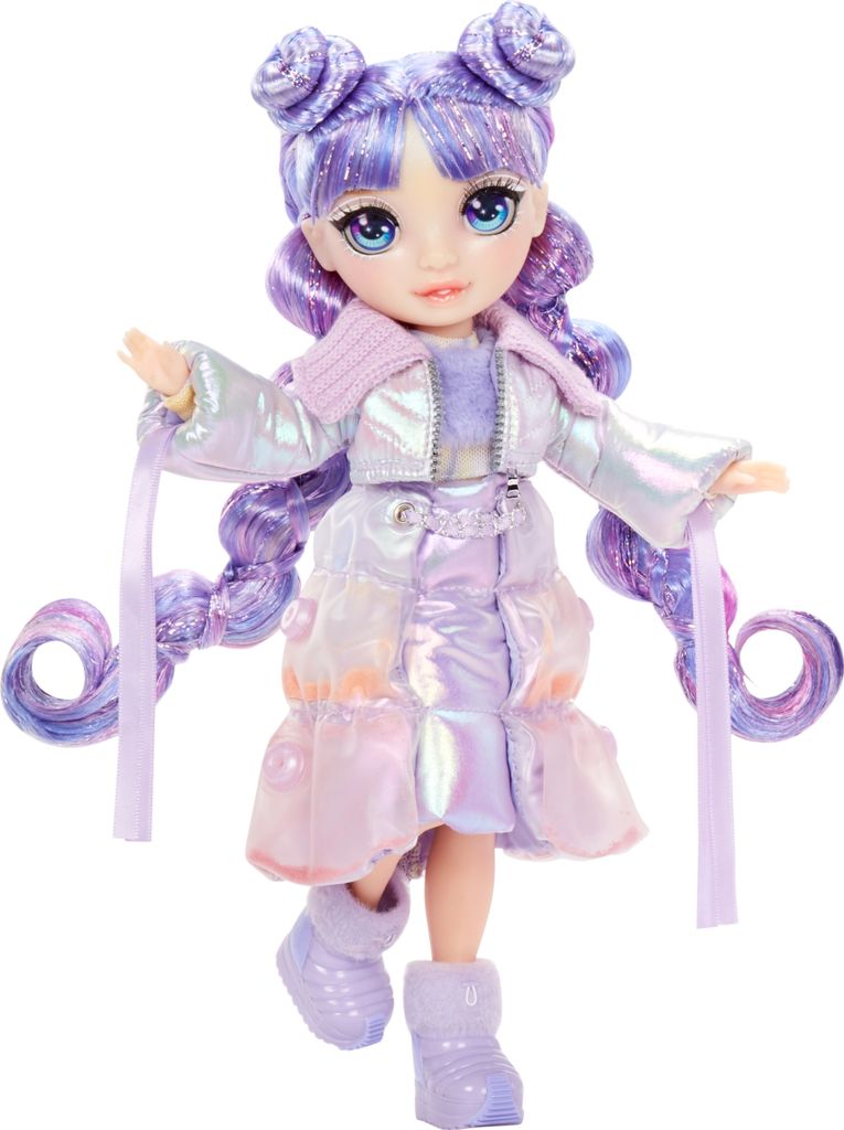 Muñeca Rainbow High, Colección "Winter Wonderland", Violet Imagen del producto 