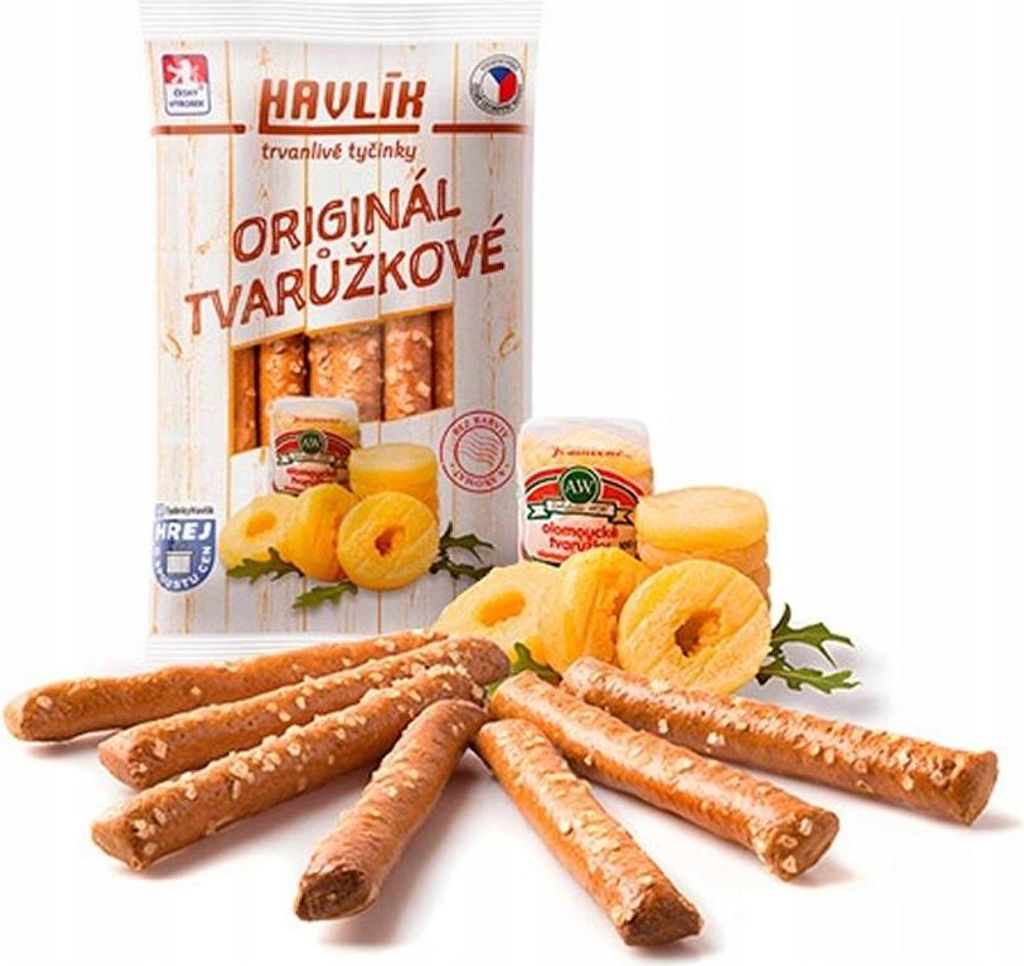 Havlik tyčinky s příchutí  olomouckých tvarůžků 90 g Obrázek produktu 