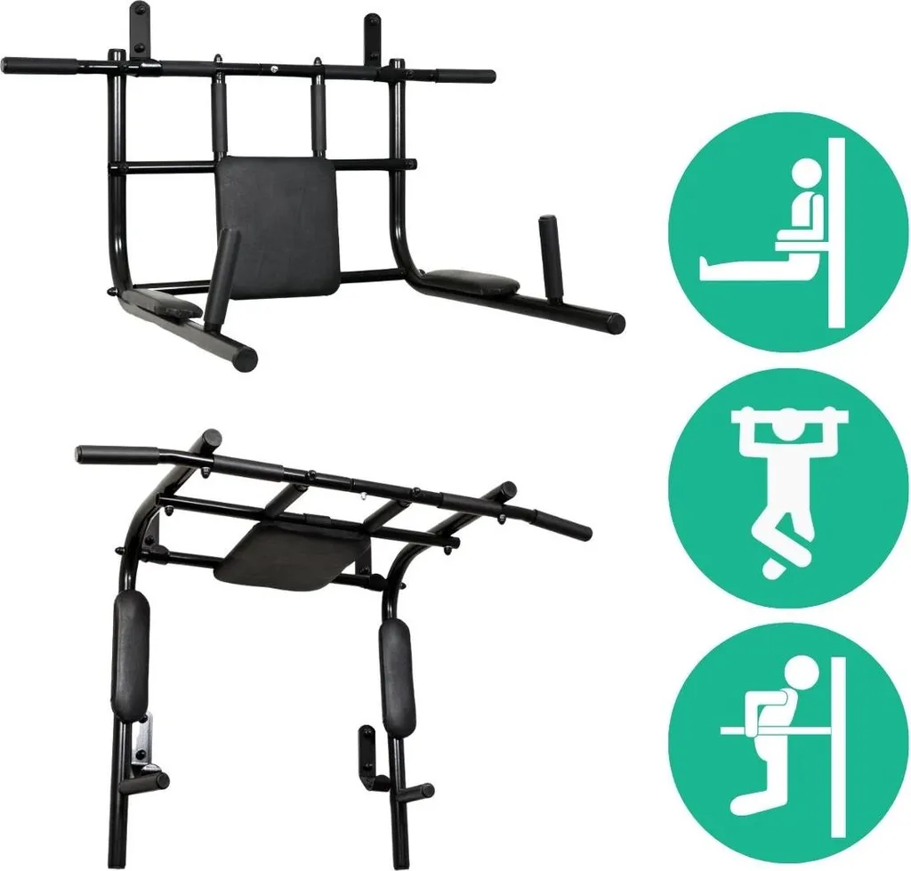 Barre de traction murale pour musculation complète du dos et des abdos