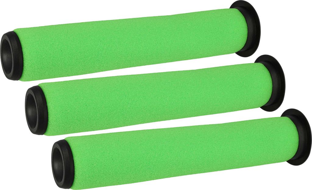 vhbw 3x Staubsaugerfilter kompatibel mit Bissell AirRam 1984, 2144, 19841, 19844, 1611215 Staubsauger - HEPA-Filter Grün Schwarz