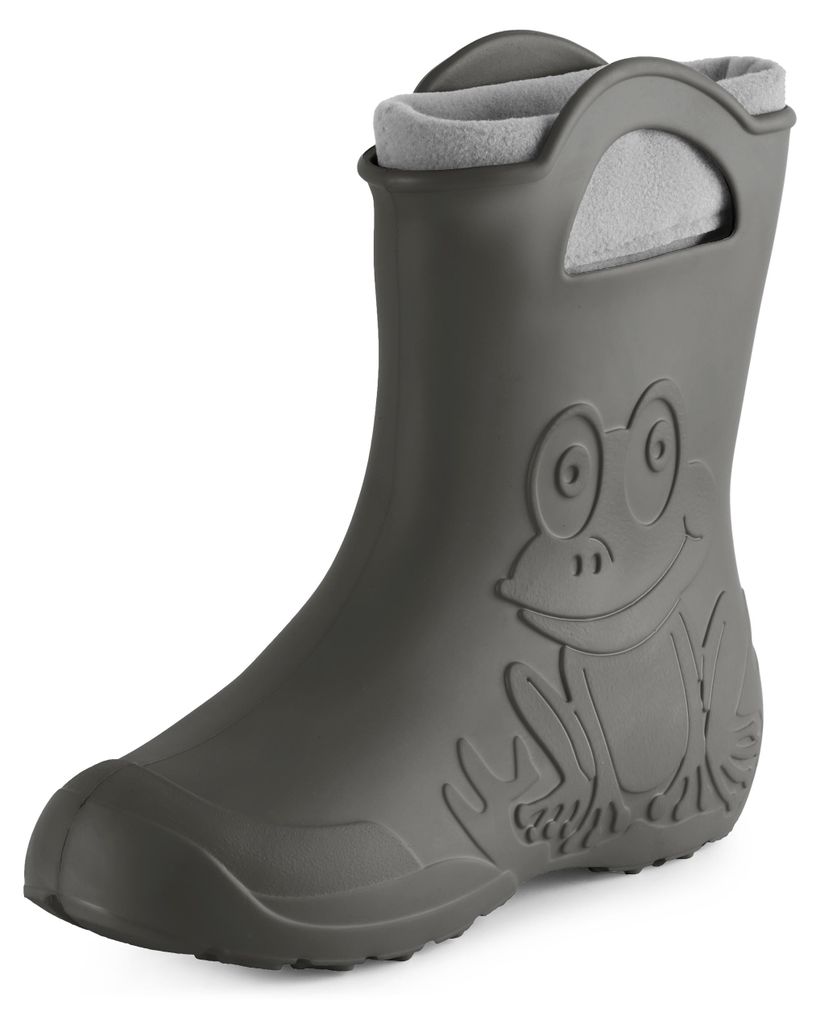 Ladeheid Damen federleichte Eva Gummistiefel Regenschuhe gefüttert LA-CA-12 (Carbone, 36/37 EU)