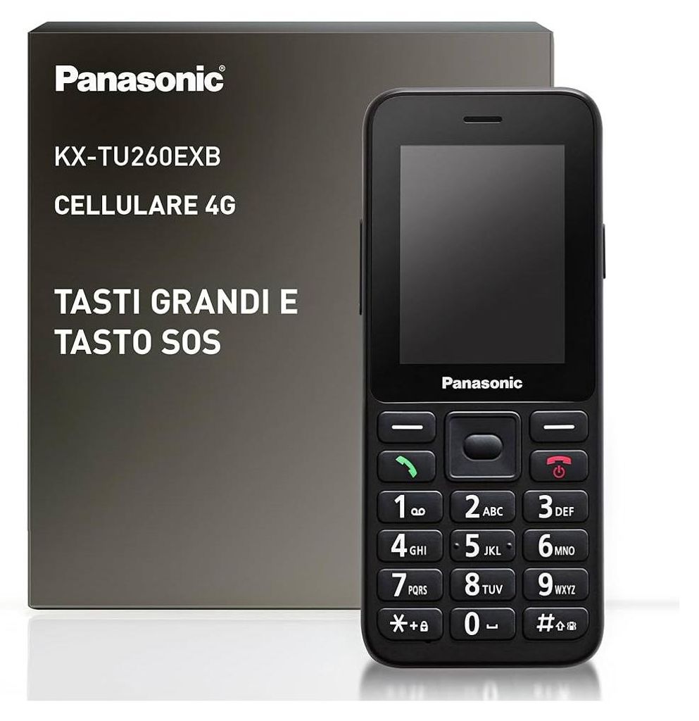 Panasonic KX-TU260EXB, barre, 6,1 cm (2,4"), 1,2 MP, Image du produit 