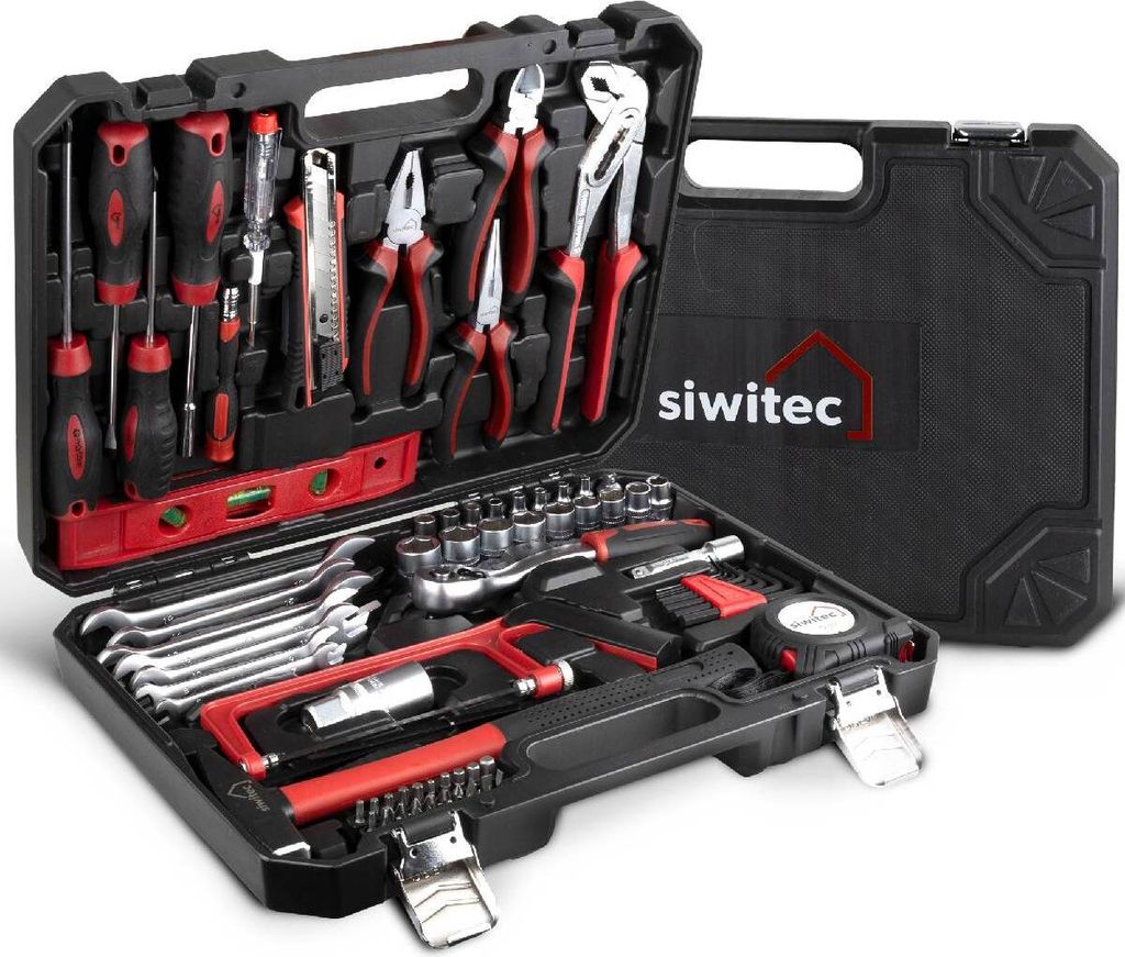 siwitec Werkzeugkoffer, Werkzeugset 95-teilig, CRV Produktbild 