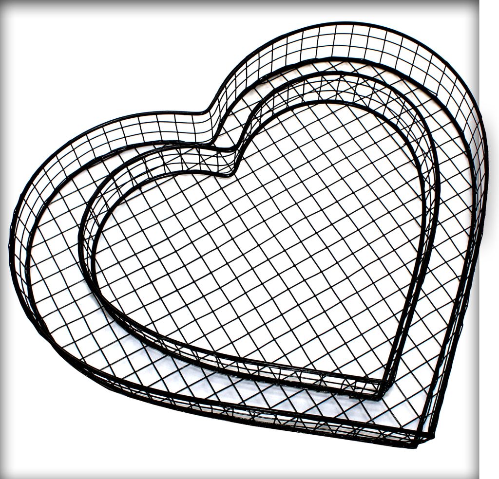 Herz Gitter Grabschmuck Grabgestaltung Pflanzschale Produktbild 