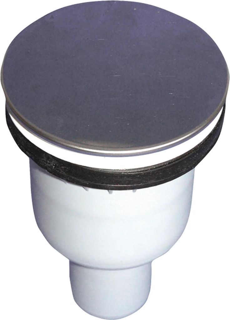 HL Hutterer & Lechner HL511N BTsifon DN50 senkr für Abl.öffn. d 90mm m. Niro-AbdeckPl. d 112mm, 1 Stk.