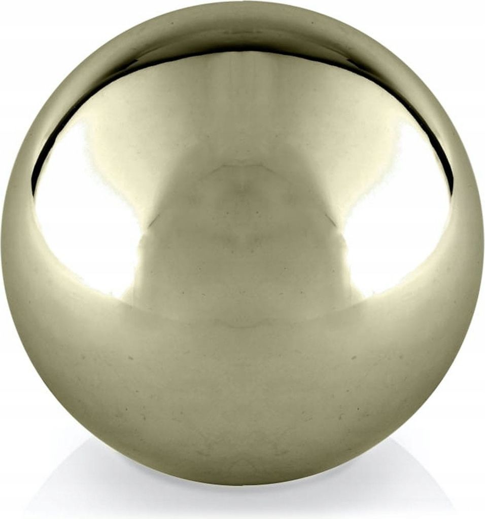 Dekorative Keramikkugel 11 cm gold Produktbild 