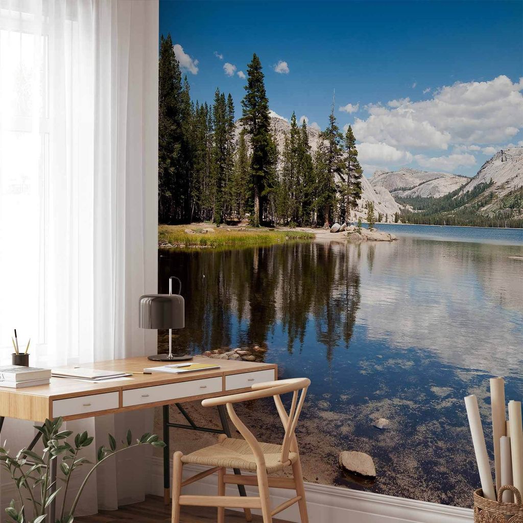 Vlies Fototapete - Tenaya Lake 250x175 cm Landschaften c-B-0554-a-a