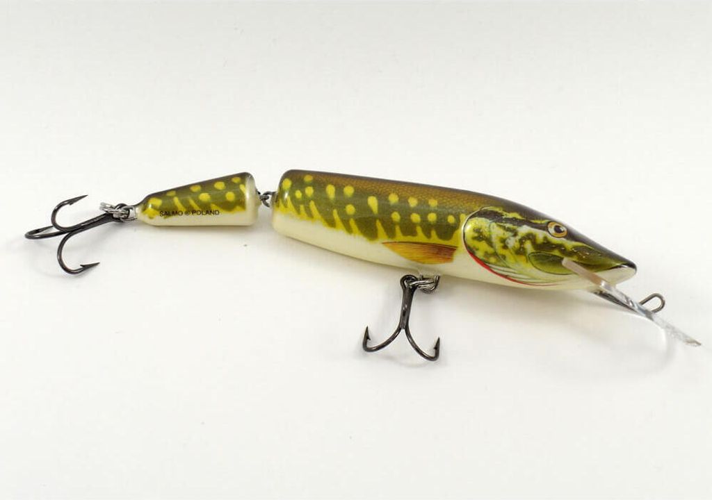 Salmo Pike 11cm Jointed Deep Runner - Wobbler, Salmo Farben:Pike