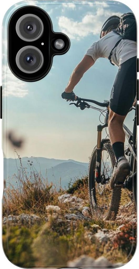 Abenteuer auf felsigem Trail – Hülle Kompatibel mit iPhone 16