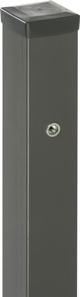 Polbram Torpfosten 70 x 70 (200cm) Abstand 76 cm passend nur für LEAN 120 verzinkt anthrazit