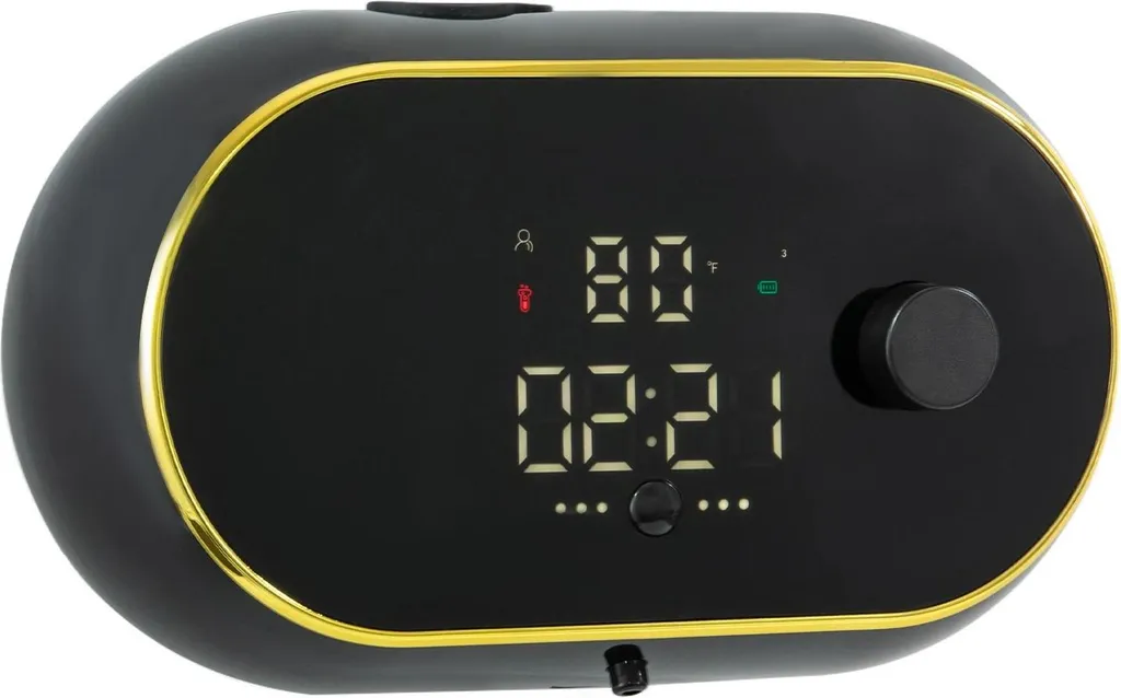 Distributeur automatique de savon mural électrique noir pour salle de bain