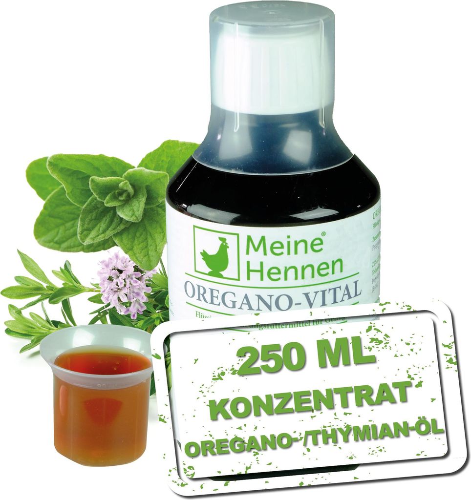 Oregano-Vital - 250 ml - Trinkwasserzusatz - MeineHennen Produktbild 