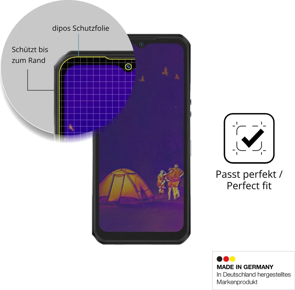 Pellicola Prottetiva per Oukitel P1 Protezione Vista 4 modi dipos