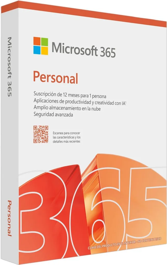 Logiciel Microsoft 365 Personal pour PC et Mac - Abonnement ESD 12 mois