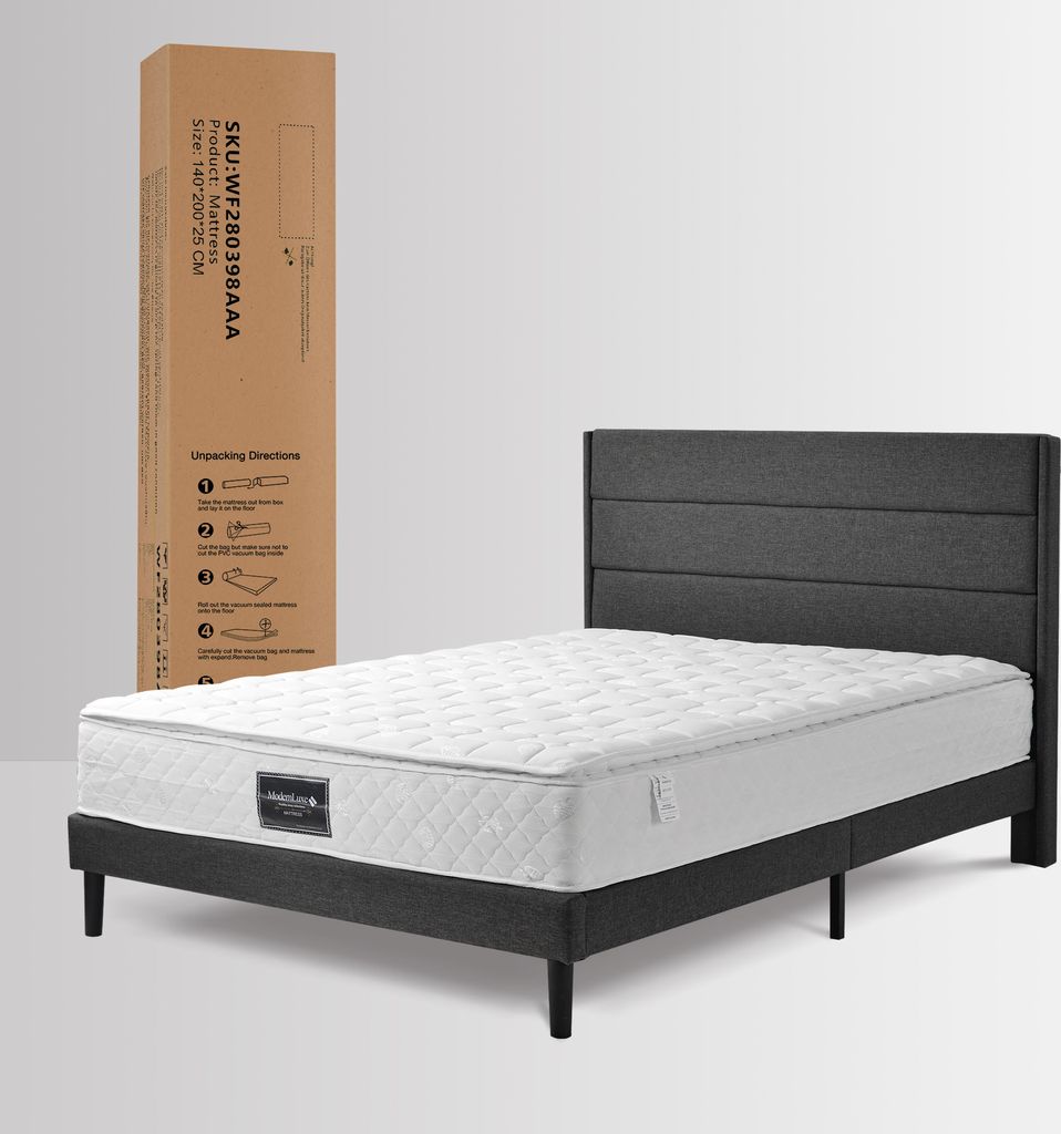 Materac 90x200 H3, 7-strefowy materac sprężynowy z zimnej Zdjęcie produktu 9