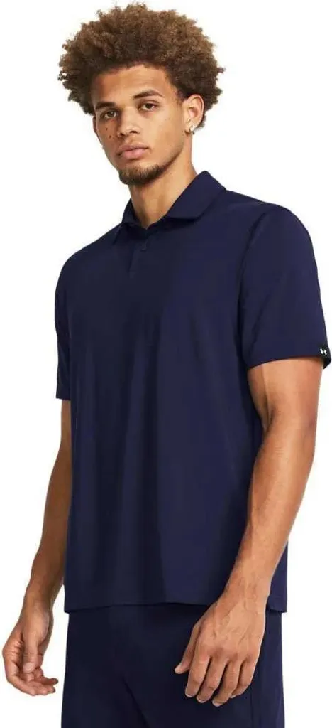 Polo Under Armour Golf pour Homme Idéal Compétition Bleu Taille L