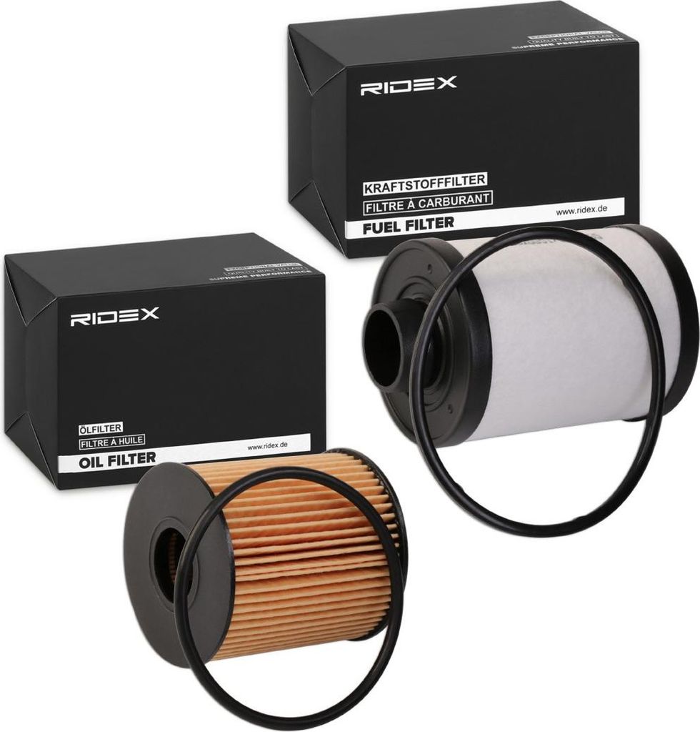 RIDEX Filterset Inspektionspaket Filtersatz für FORD Focus II Schrägheck (DA, HCP, DP) für FIAT Ducato Kastenwagen (250, 290) Ducato Bus (250, 290)