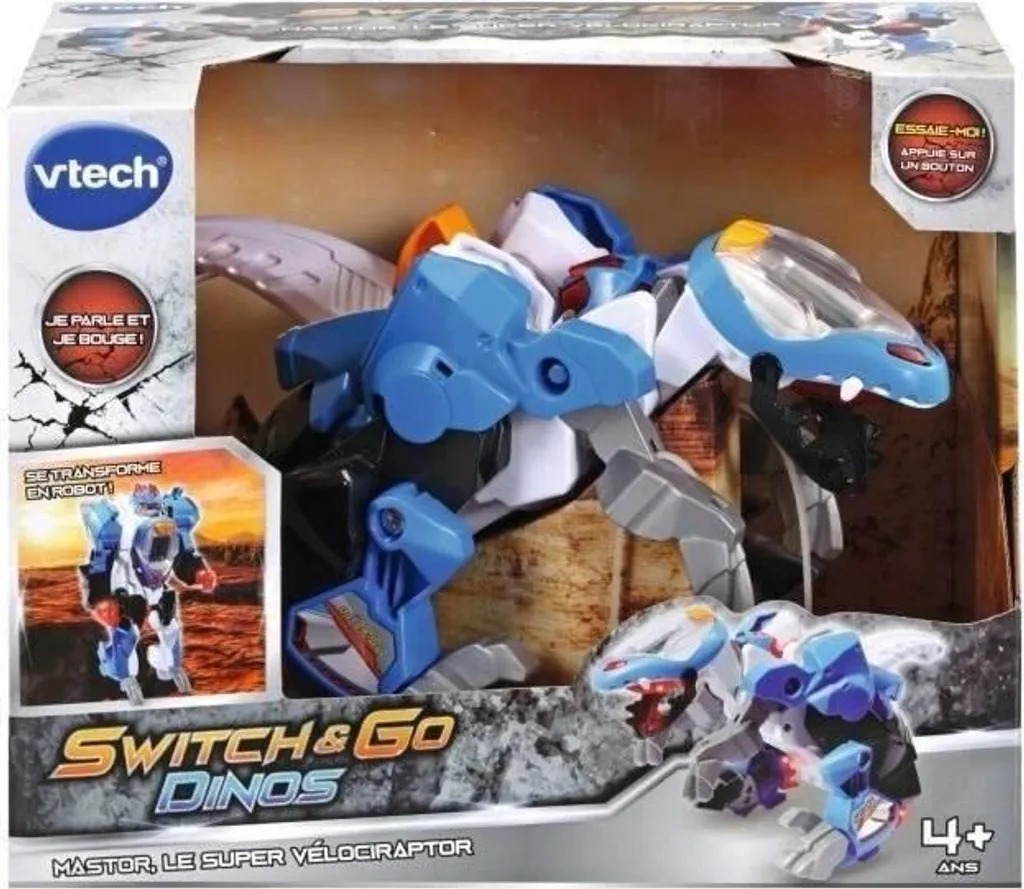 Robot dinosaure transformable Mastor VTech pour enfant de 4 à 8 ans - 2