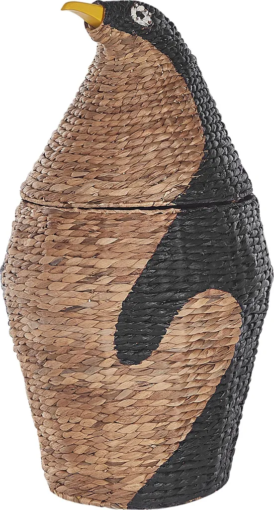 Rangement jouets efficace : Panier pingouin jacinthe d'eau anti-désordre