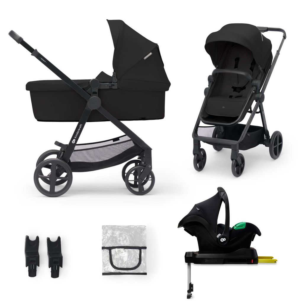 Kinderkraft NEWLY, cochecito 4 en 1 con portabebés MINK PRO Imagen del producto 