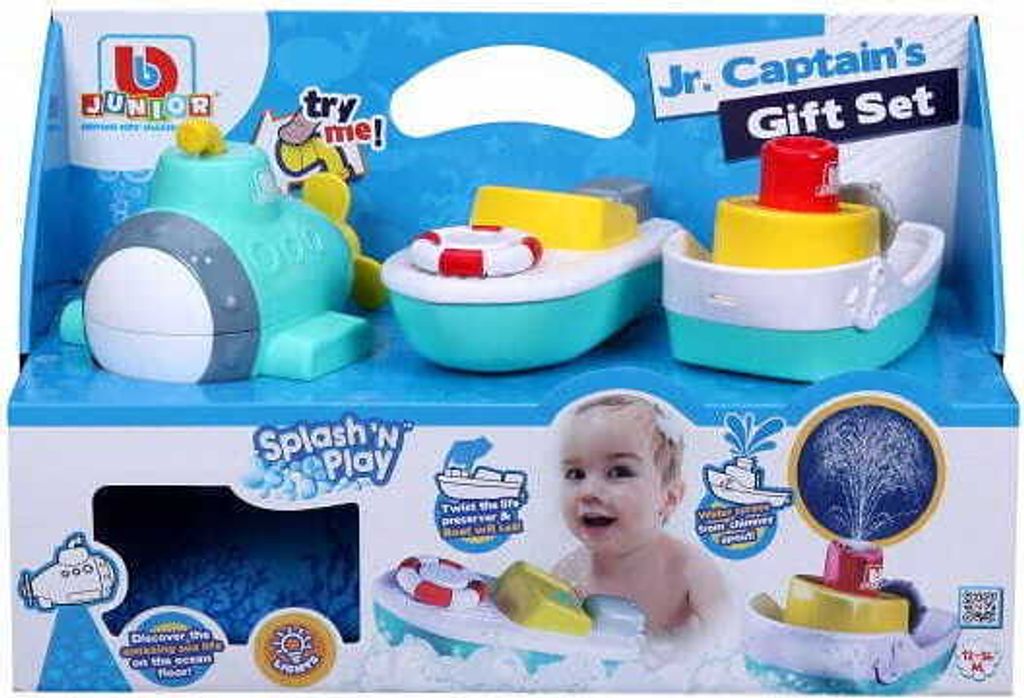 BB Junior 1689009 Badespiel/Spielzeug/Aufkleber Badeschiff Multicolour
