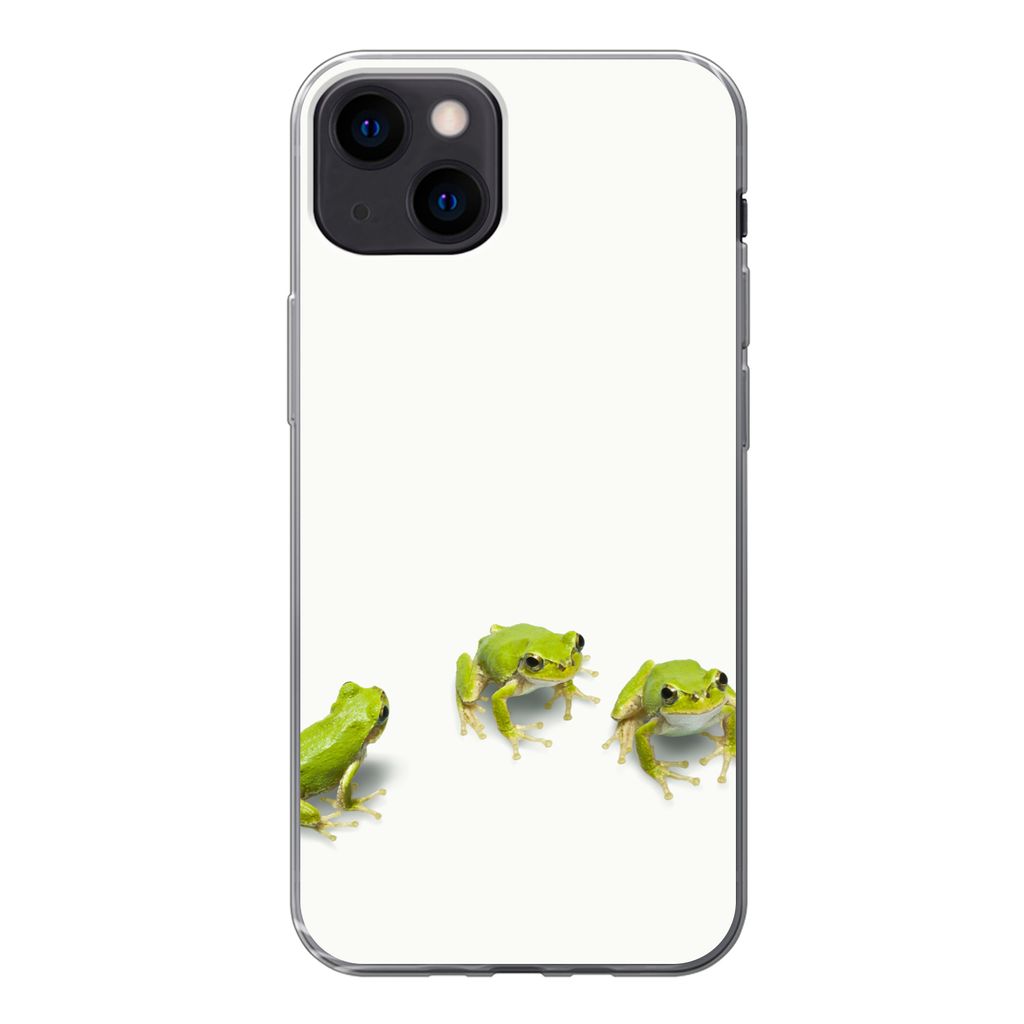 MuchoWow® Handyhülle Schutzhülle Hülle für iPhone 13 Frosch Produktbild 